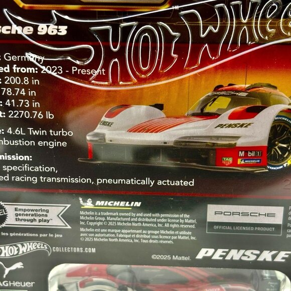 Hot Wheels RLC Elite 64 Porsche 963. Ships in Protector & Original Shippers Box! - Picture 7 of 8
